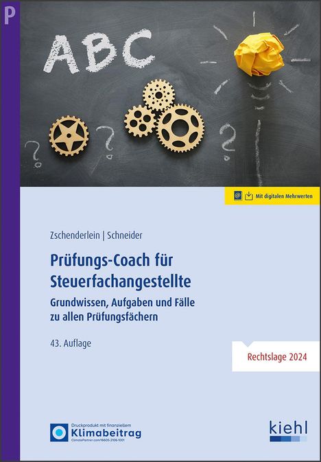 Oliver Zschenderlein: Prüfungs-Coach für Steuerfachangestellte, 1 Buch und 1 Diverse