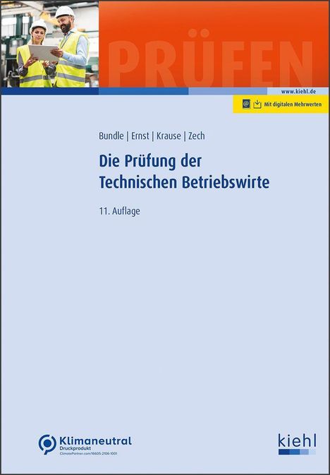 Georg Bundle: Die Prüfung der Technischen Betriebswirte, 1 Buch und 1 Diverse