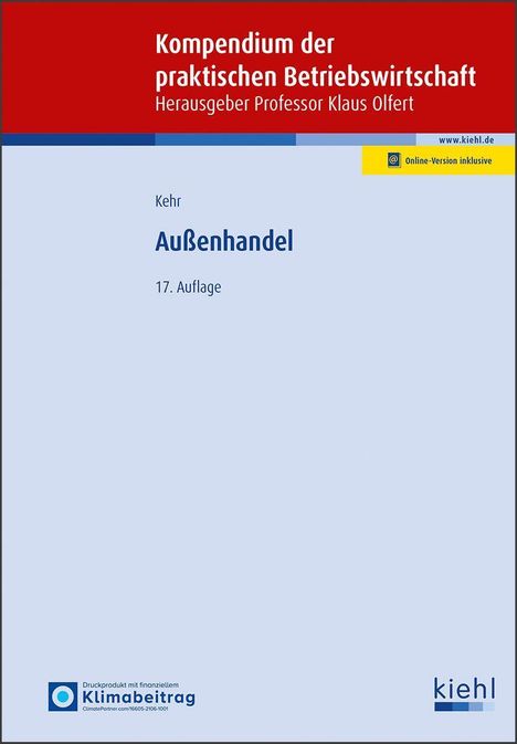 Henning Kehr: Außenhandel, 1 Buch und 1 Diverse