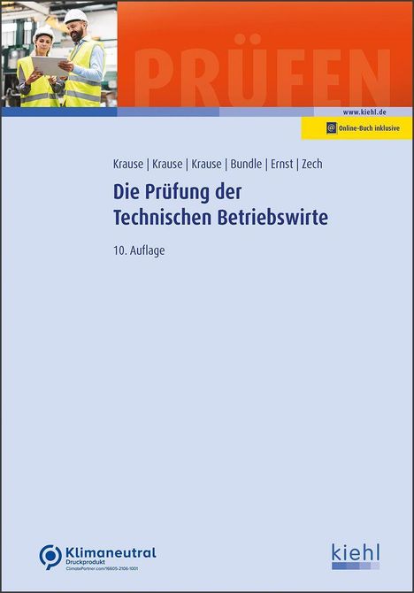 Georg Bundle: Die Prüfung der Technischen Betriebswirte, 1 Buch und 1 Diverse