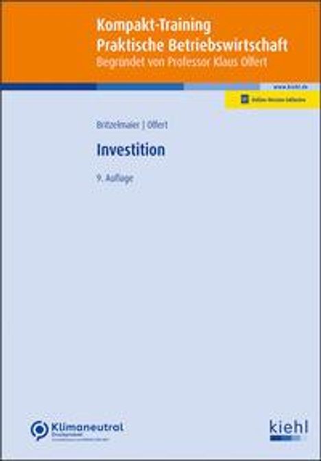 Bernd Britzelmaier: Kompakt-Training Investition, 1 Buch und 1 Diverse
