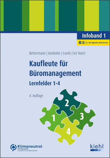Verena Bettermann: Kaufleute für Büromanagement - Infoband 1, 1 Buch und 1 Diverse
