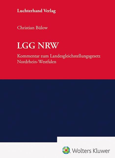 Christian Bülow: LGG NRW - Kommentar, Buch