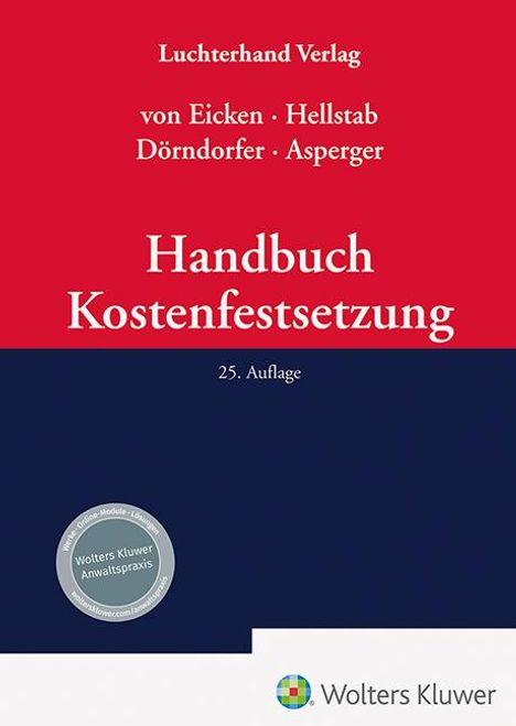 Ingeborg Asperger: Handbuch Kostenfestsetzung, Buch