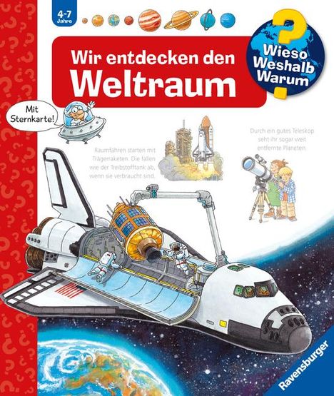 Andrea Erne: Wieso? Weshalb? Warum?, Band 32: Wir entdecken den Weltraum, Buch