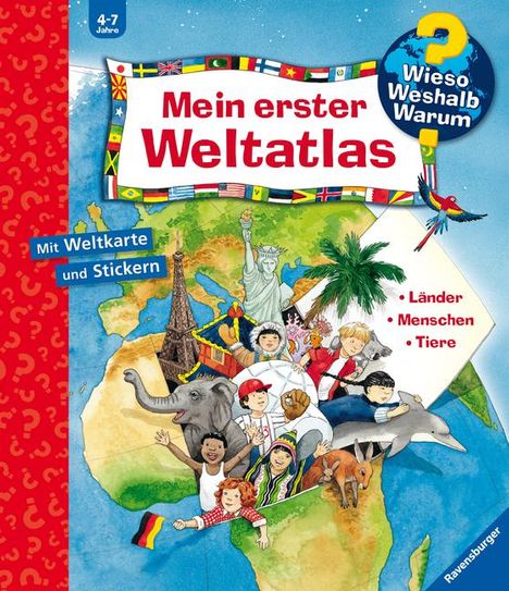 Andrea Erne: Wieso? Weshalb? Warum? Mein erster Weltatlas, Buch