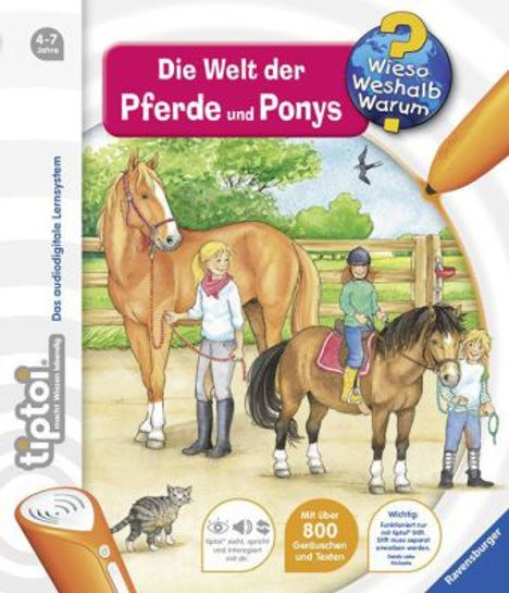 Inka Friese: Friese, I: tiptoi® Die Welt der Pferde und Ponys, Buch
