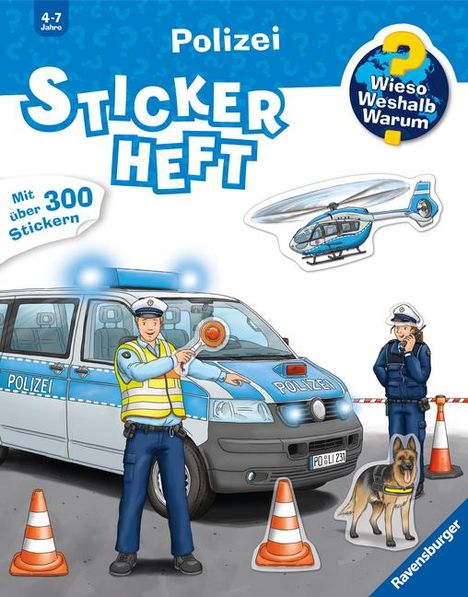 Wieso? Weshalb? Warum? Stickerheft: Polizei, Buch