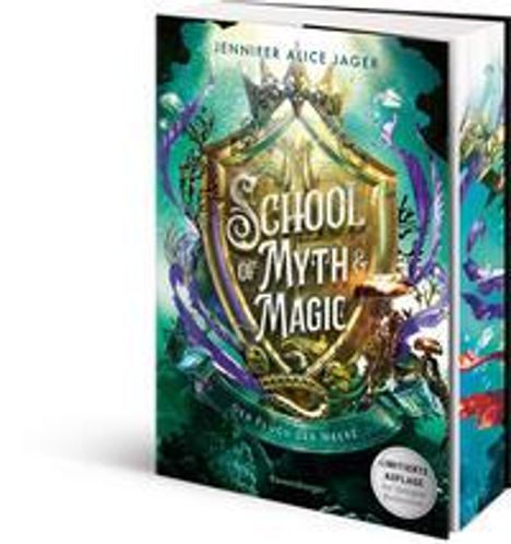 Jennifer Alice Jager: School of Myth &amp; Magic, Band 2: Der Fluch der Meere (Limitierte Auflage mit Farbschnitt), Buch