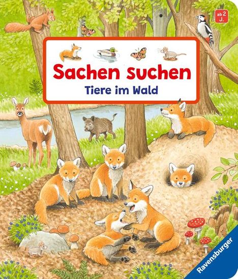 Susanne Gernhäuser: Sachen suchen: Tiere im Wald, Buch