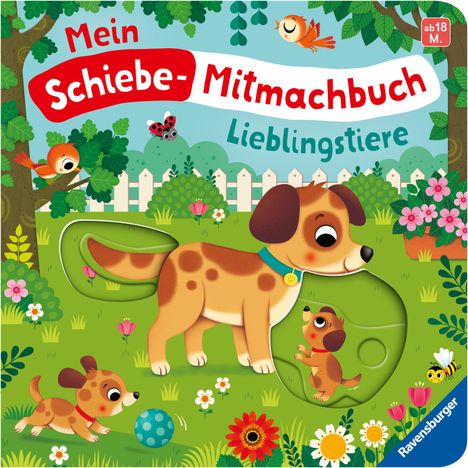 Bernd Penners: Mein Schiebe-Mitmachbuch: Lieblingstiere - Spielbuch mit spannenden Schiebe-Elementen, Buch