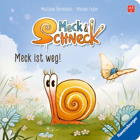 Michael Engler: Meck und Schneck: Meck ist weg! Gefühlstarkes Pappbilderbuch für Kinder ab 2 Jahren zum Entdecken und Suchen., Buch