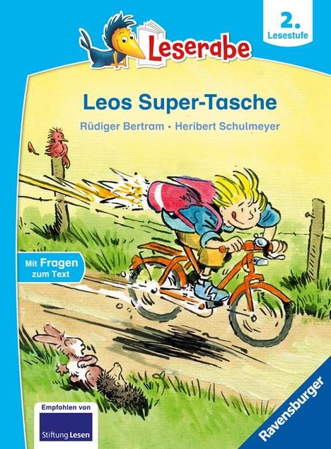 Rüdiger Bertram: Leos Super-Tasche - lesen lernen mit dem Leserabe - Erstlesebuch - Kinderbuch ab 7 Jahre - lesen lernen 2. Klasse (Leserabe 2. Klasse), Buch