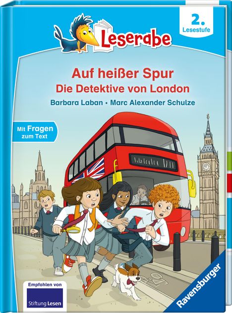 Barbara Laban: Leserabe 2. Lesestufe - Auf heißer Spur - Die Detektive von London, Buch