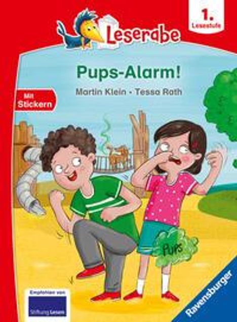 Martin Klein: Pups-Alarm - lesen lernen mit dem Leseraben - Erstlesebuch - Kinderbuch ab 6 Jahren - Lesenlernen 1. Klasse Jungen und Mädchen (Leserabe 1. Klasse), Buch