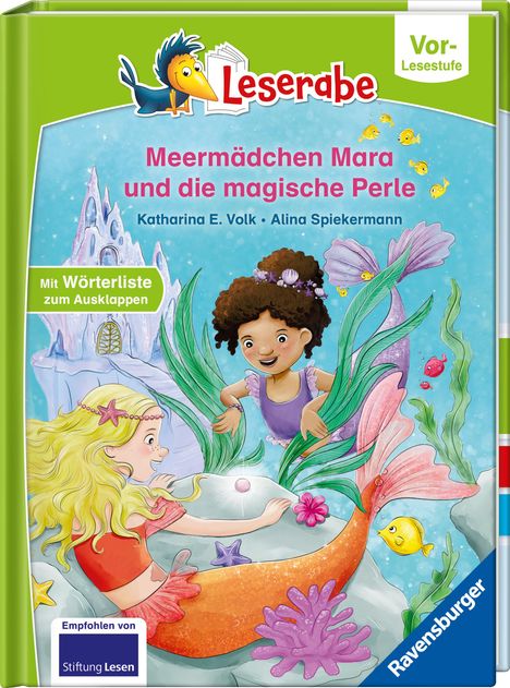 Katharina E. Volk: Leserabe Vor-Lesestufe - Meermädchen Mara und die magische Perle, Buch