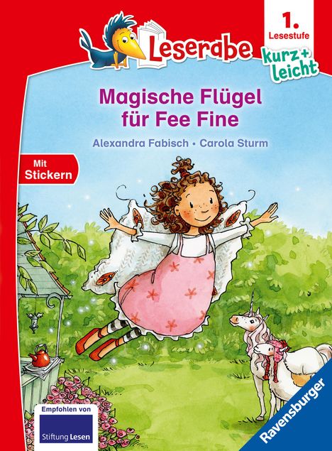 Alexandra Fabisch: Leserabe 1. Lesestufe Kurz und leicht - Magische Flügel für Fee Fine, Buch