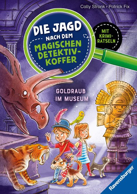 Cally Stronk: Die Jagd nach dem magischen Detektivkoffer, Band 5 - Goldraub im Museum, Buch