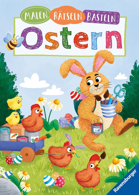 Angelika Penner: Ravensburger Malen, Rätseln, Basteln: Ostern - Großes Buch für Kinder ab 5 Jahre, Osterdeko, Rätselspaß, Ausmalbuch, Buch