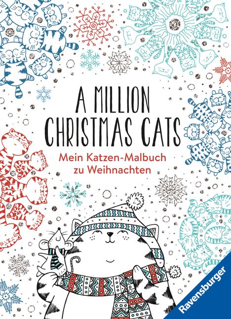 A Million Christmas Cats - Mein Katzen-Malbuch zu Weihnachten, Buch