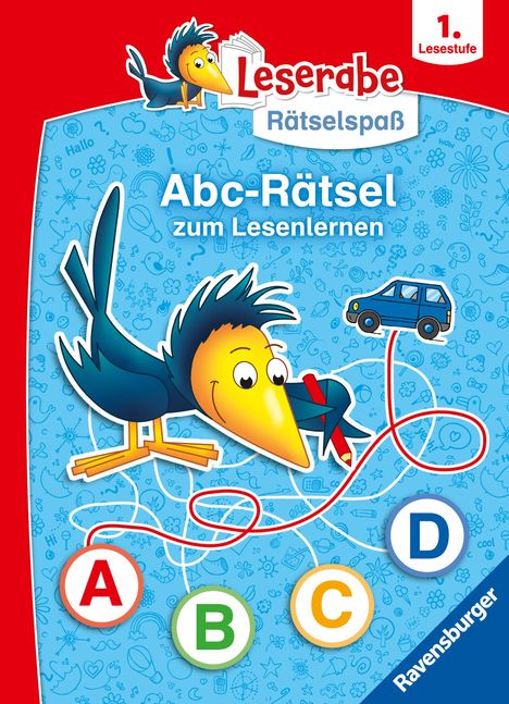 VEB SPIELEKOMBINAT Katja Volk: Ravensburger Leserabe Rätselspaß: Abc-Rätsel zum Lesenlernen - 1. Lesestufe für Leseanfänger, Buch