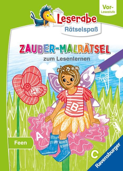 Melinda Ronto: Leserabe Rätselspaß Zauber-Malrätsel zum Lesenlernen: Feen (Vor-Lesestufe), Buch