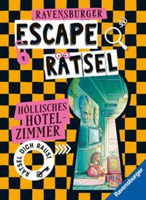 Anne Scheller: Ravensburger Escape Rätsel: Höllisches Hotelzimmer - Rätselbuch ab 8 Jahre - Für Escape Room-Fans, Buch