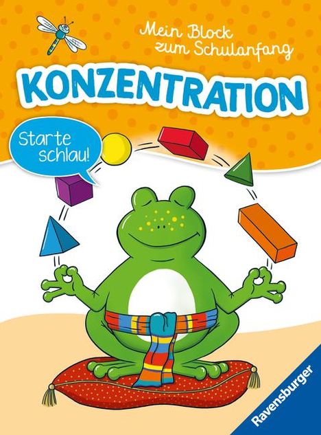 Kirstin Jebautzke: Ravensburger Mein Block zum Schulanfang: Konzentration - Rätselblock ab 6 Jahre - Konzentrationsspiele, Buch