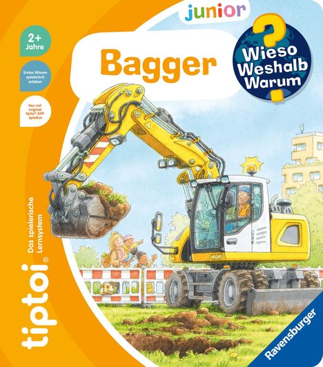 Inka Friese: tiptoi® Wieso? Weshalb? Warum? junior - Bagger, Buch