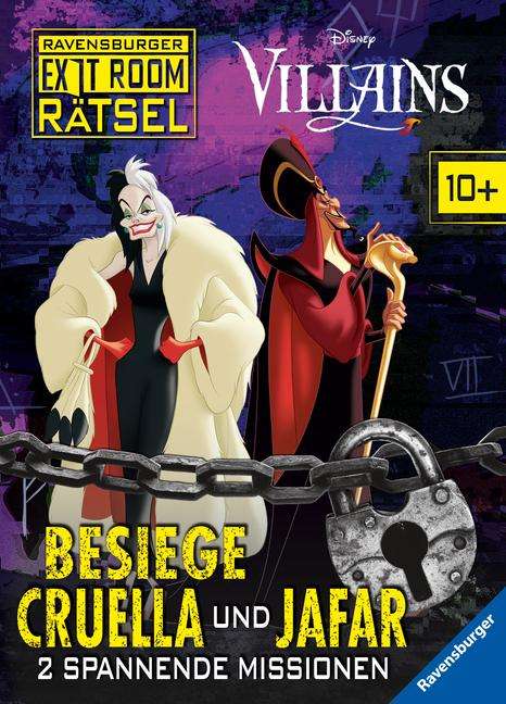 Martine Richter: Ravensburger Exit Room Rätsel: Disney Villains - Besiege Cruella und Jafar, Buch