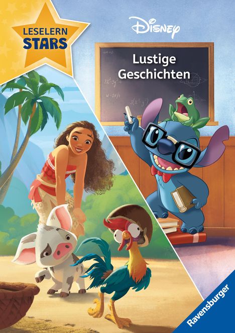 Sarah Dalitz: Disney: Lustige Geschichten mit Stitch und Vaiana - Lesen lernen mit den Leselernstars - Erstlesebuch - Kinder ab 6 Jahren - Lesen üben 1. Klasse, Buch