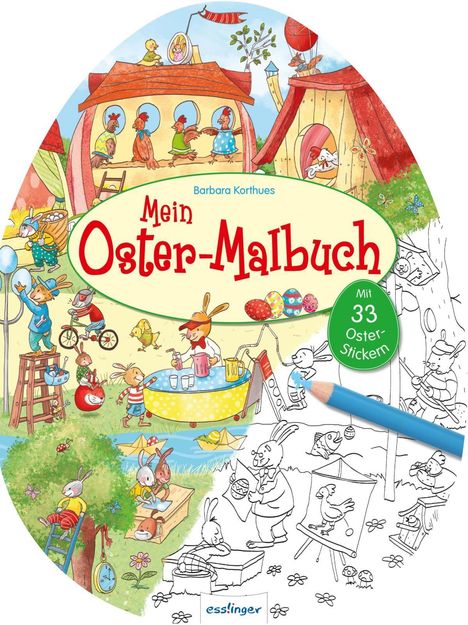 Mein Oster-Malbuch, Buch