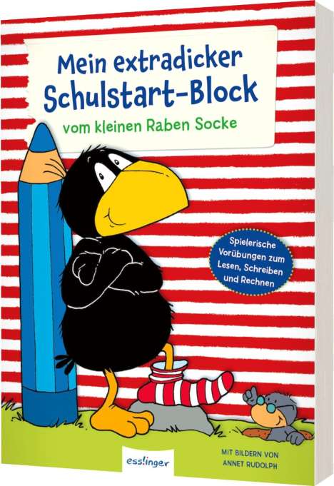 Nele Moost: Der kleine Rabe Socke: Mein extradicker Schulstart-Block, Buch