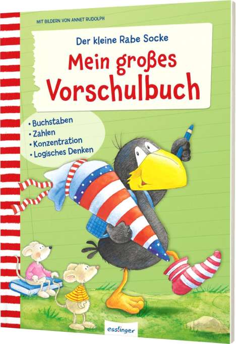 Der kleine Rabe Socke: Mein großes Vorschulbuch, Buch