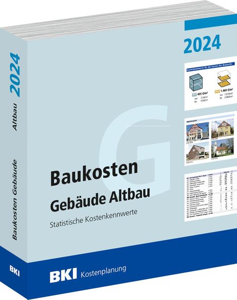 BKI Baukosten Gebäude Altbau 2024, Buch