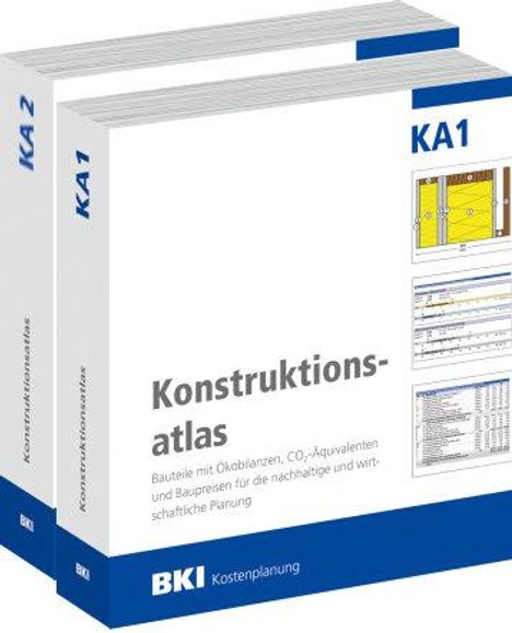 BKI Konstruktionsatlas KA1 + KA2, Buch