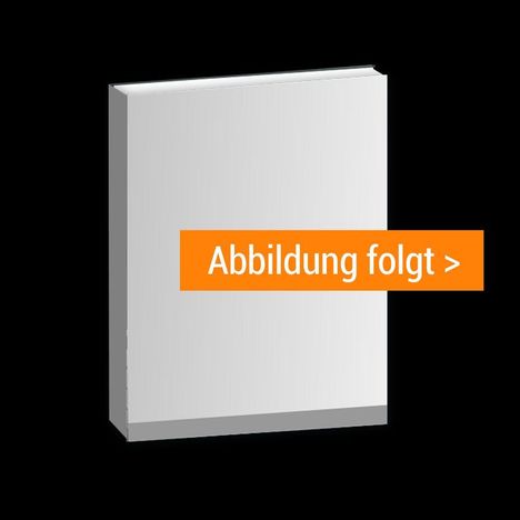 "Abbildung folgt" steht auf einem orangefarbenen Rechteck vor einem grauen, dreidimensionalen Buchumschlag.