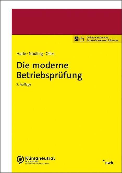 Georg Harle: Die moderne Betriebsprüfung, 1 Buch und 1 Diverse