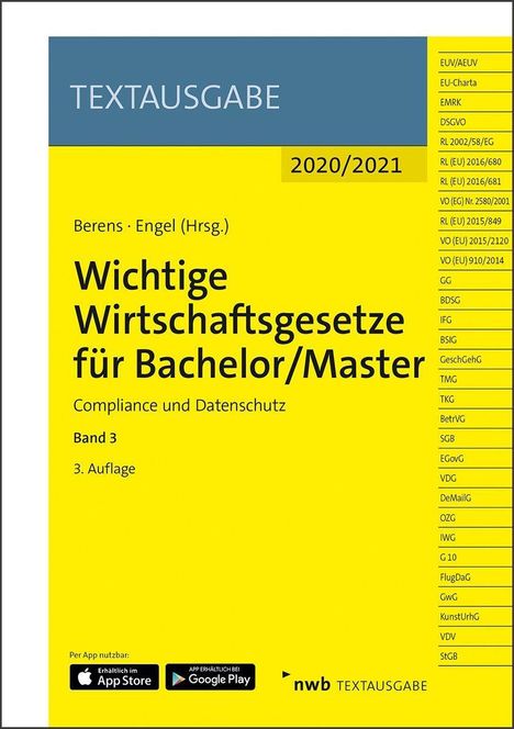 Wichtige Wirtschaftsgesetze für Bachelor/Master 3, Diverse