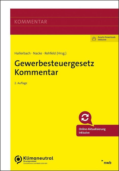 Gewerbesteuergesetz Kommentar, 1 Buch und 1 Diverse