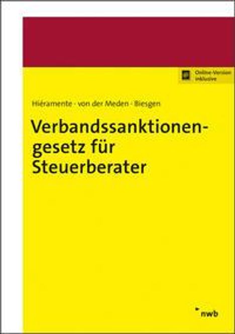 Rainer Biesgen: Verbandssanktionengesetz für Steuerberater, Diverse