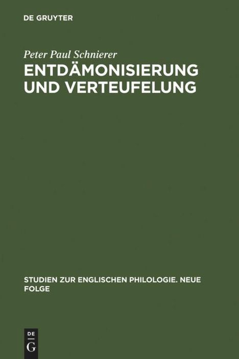 Peter Paul Schnierer: Entdämonisierung und Verteufelung, Buch