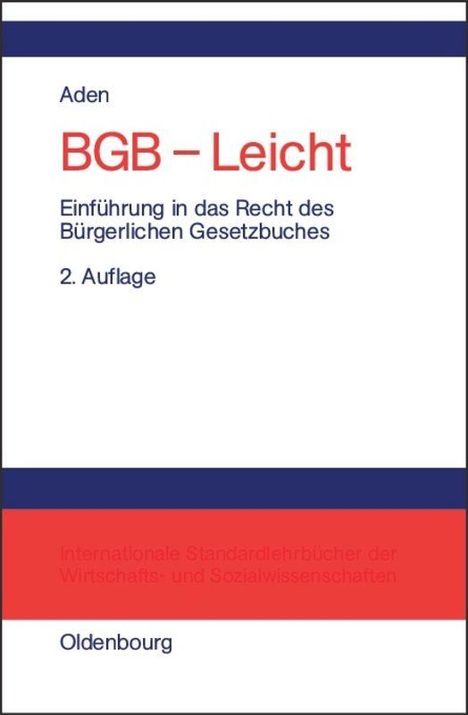 Menno Aden: BGB - Leicht, Buch