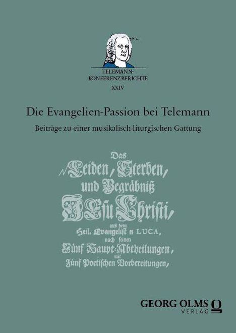 Telemann Konferenzberichte XXIV. Beiträge zur musikalisch-liturgischen Gattung. Georg Olms Verlag. Illustration eines Kopfes.