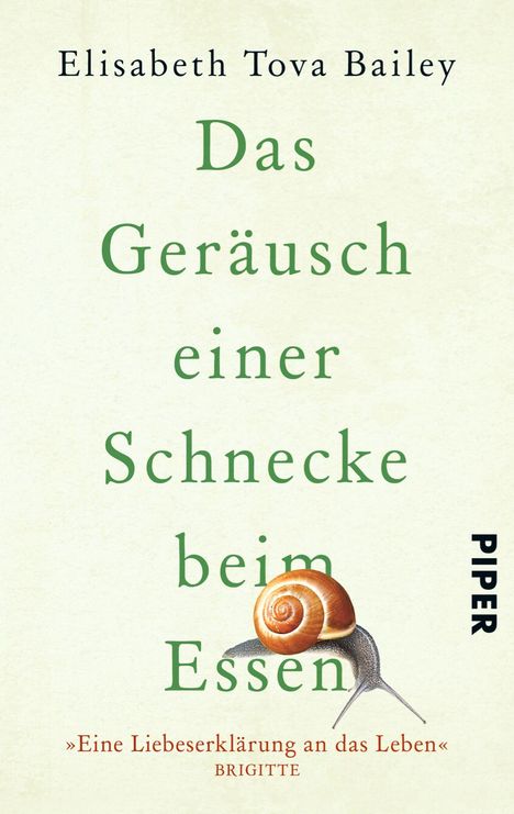 Elisabeth Tova Bailey: Das Geräusch einer Schnecke beim Essen, Buch