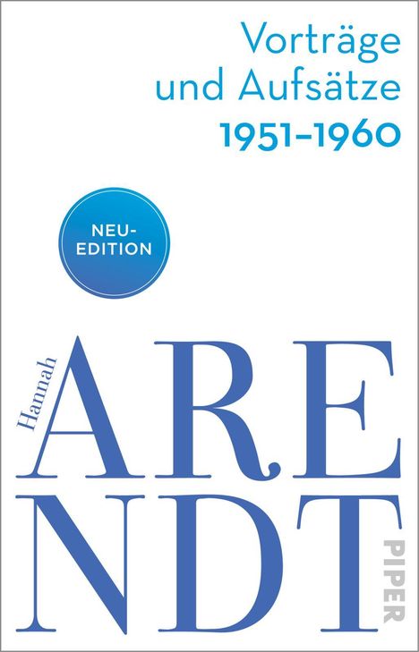 Hannah Arendt: Vorträge und Aufsätze 1951-1960, Buch