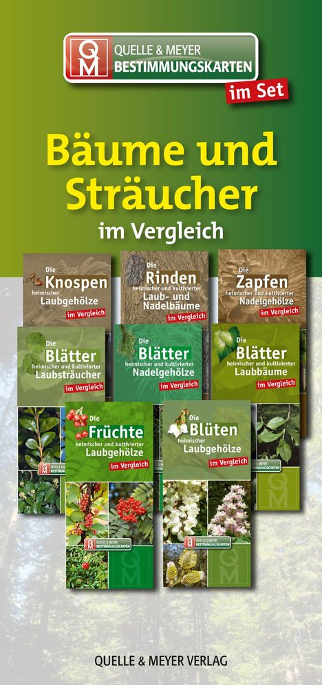 Bestimmungskarten-Set "Bäume und Sträucher", Buch