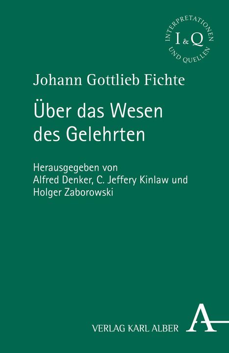 Johann Gottlieb Fichte: Fichte, J: Über das Wesen des Gelehrten, Buch