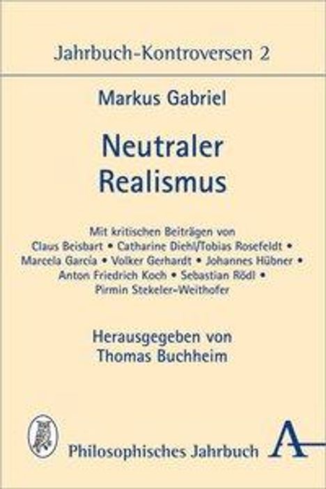Markus Gabriel: Neutraler Realismus, Buch