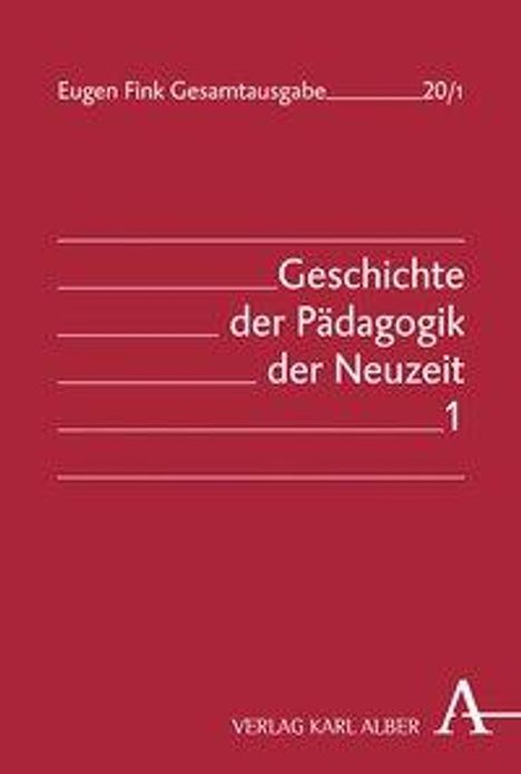 Eugen Fink: Geschichte der Pädagogik der Neuzeit, Buch